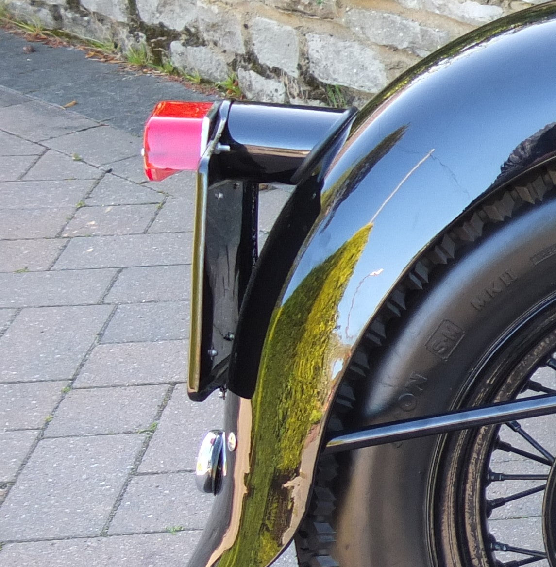 P9/093 S7 Rear Number Plate