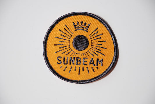P14/073 Embroidered Badge - Amber