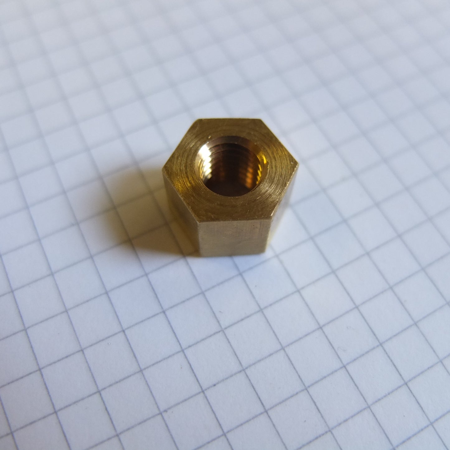 P1/039 Brass exhaust nut