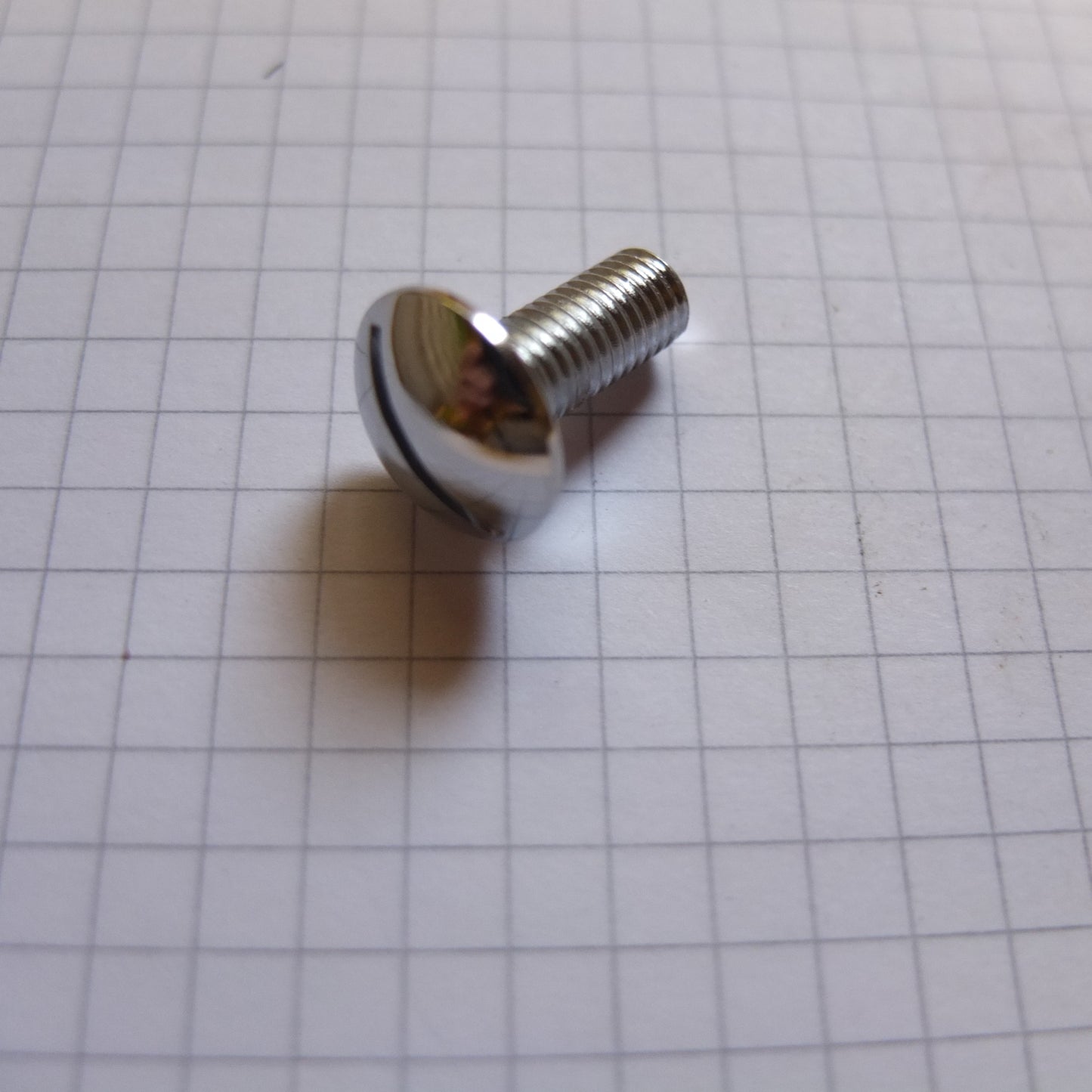 P9/039 Chrome domed mudguard screw